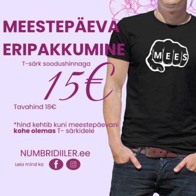Meestepäeva kingitus T-Särk MEES
